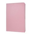 360 Rotating stand Litchi Skin Leather Tablet Case protector iPad Air 13 (2024)   Pro 12.9-inch (2022)   (2021)   (2020)   (2018) - Pink on Sale