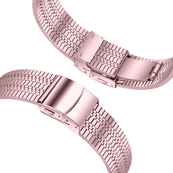 20mm Wrist Band Garmin Vivomove Style   Garminmove Style Stainless Steel Watch Strap - Rose Pink Online now