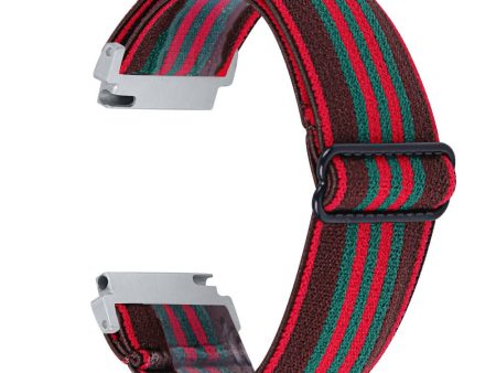 Garmin Vivomove 3   GarminMove 3 20mm Elastic Jacquard Fabric Watch Strap Replacement - 6 Supply