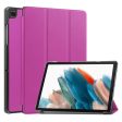 Purple Tri-fold Leather Stand Case for Samsung Galaxy Tab A9 Online