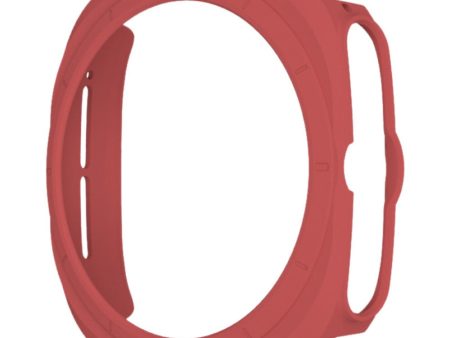 Samsung Galaxy Watch Ultra 47mm Hard Bump Resistant Case Hollow Watch Cover - Red on Sale