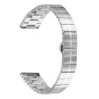 Huami Amazfit Bip 1S Stylish Stainless Steel Watch Strap Replacement Wrist Band - Silver on Sale