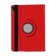 360 Rotating stand Litchi Skin Leather Tablet Case protector iPad Air 13 (2024)   Pro 12.9-inch (2022)   (2021)   (2020)   (2018) - Red Supply