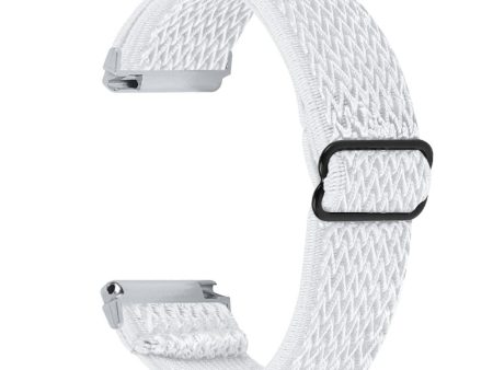 Garmin Vivomove 3   GarminMove 3 20mm Elastic Watch Strap Replacement Watchband - White Cheap