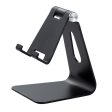 Universal aluminum large size desktop phone and tablet holder - Black Cheap