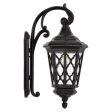 Brinley Mediterranean Outdoor Wall Light (Large) in Black Online Hot Sale