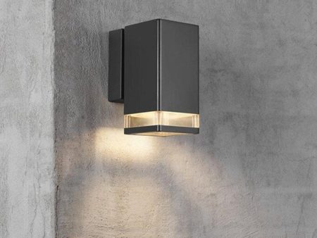 Elm Outdoor Wall Light in Black Online Hot Sale