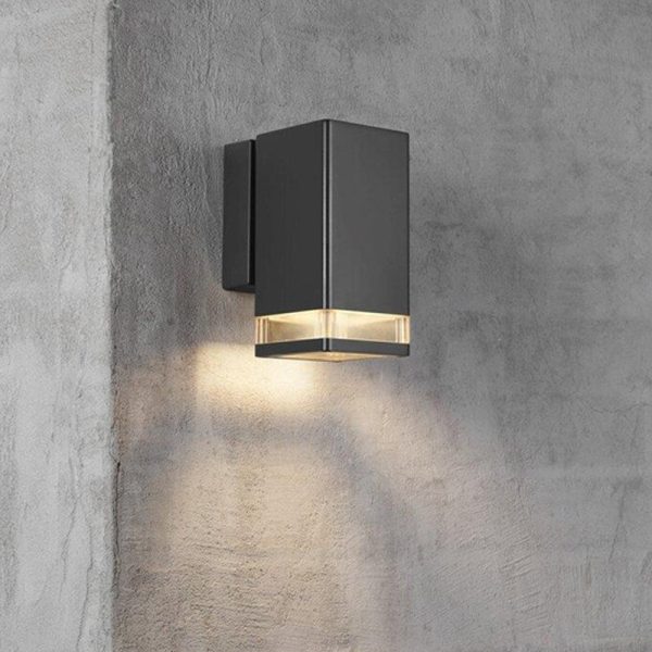 Elm Outdoor Wall Light in Black Online Hot Sale