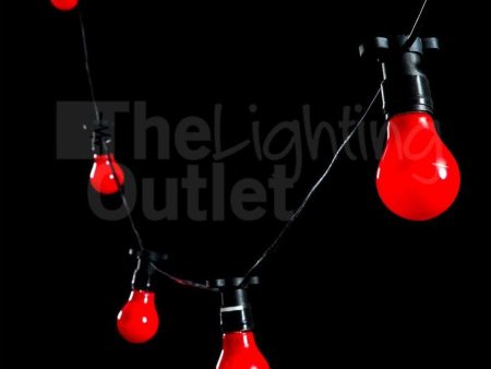 10 or 20 Meter Red LED 3w Festoon Lighting Globes PL-FEST+20700-lusion For Discount