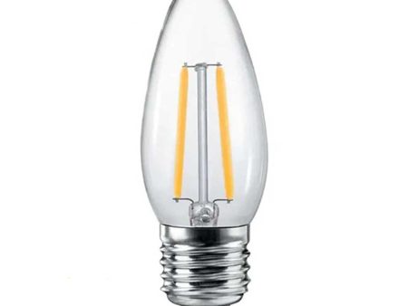 4w LED E27 Candle Globe Warm White 2700k, Cool White 4500k Dimmable For Discount