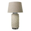 Kenilworth Ceramic Table Lamp Base in Cream For Sale