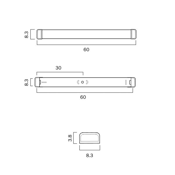 Edge LED Batten Light CCT 20w Non-Dimmable in White Online Hot Sale