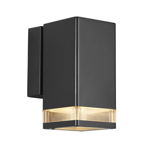 Elm Outdoor Wall Light in Black Online Hot Sale