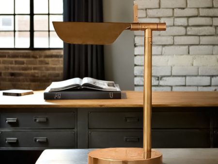 Antigua Desk Lamp in Antique Brass For Discount