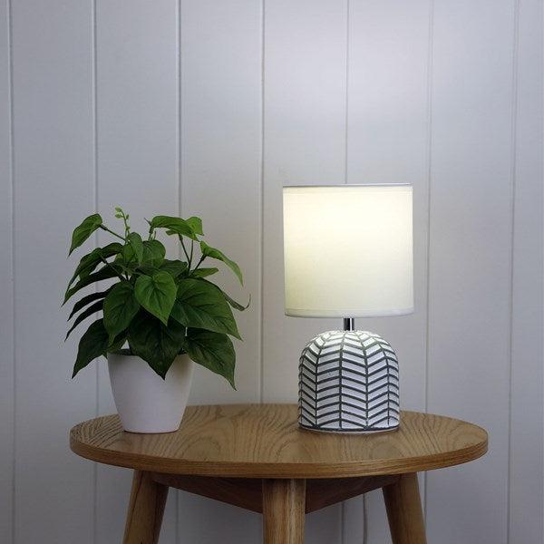 Mandy Complete Table Lamp in Grey, Taupe or White Sale