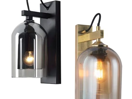 Marco Indoor LED Wall Light in Black or Gold Supply