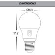 9w LED E27 A60 Globe CCT AAEC9575T Online now