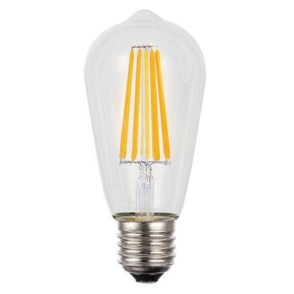 8w LED E27 ST64 Pear Globe Warm White 2700k 20991 Online Sale