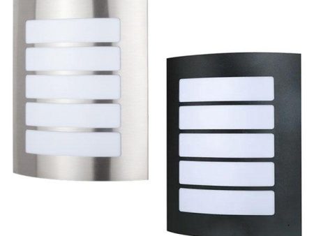 Stark Outdoor LED Wall Light 14w 6000k in Stainless Steel or Black Online