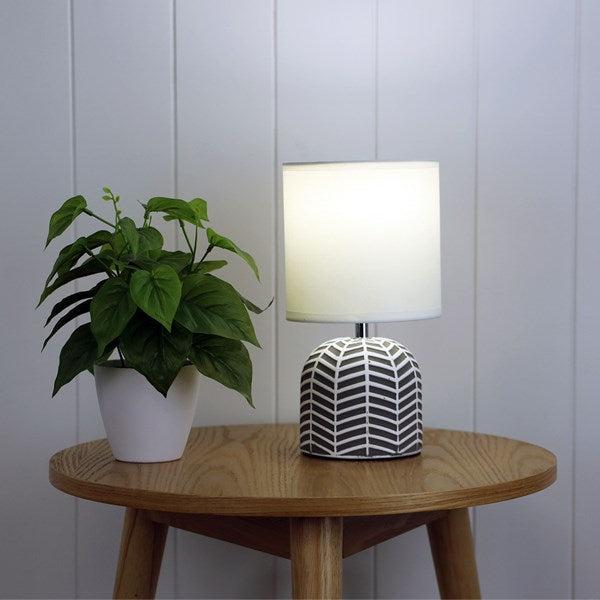 Mandy Complete Table Lamp in Grey, Taupe or White Sale