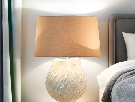 Sandy Bay Ceramic Table Lamp Base only in Cream Fashion