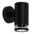 Tove Outdoor Wall Light in Black Fashion