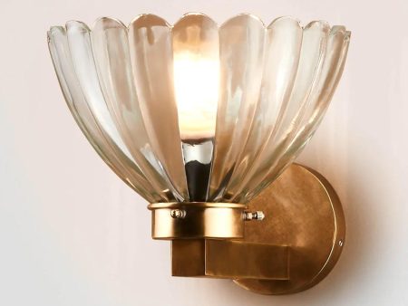 Otis Indoor Wall Light in Antique Brass Discount