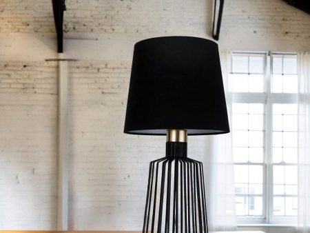 Ashley Cage Table Lamp Small in Black Online