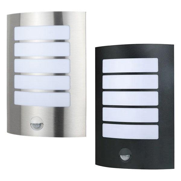 Stark Outdoor LED Wall Light with Sensor 14w 6000k in Stainless Steel or Black Online