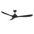 56  Juno DC Ceiling Fan Black, White FC1120143 Mercator Lighting Supply