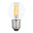 4w LED E27, B22 Fancy Round Globe Warm White 2700k Online now