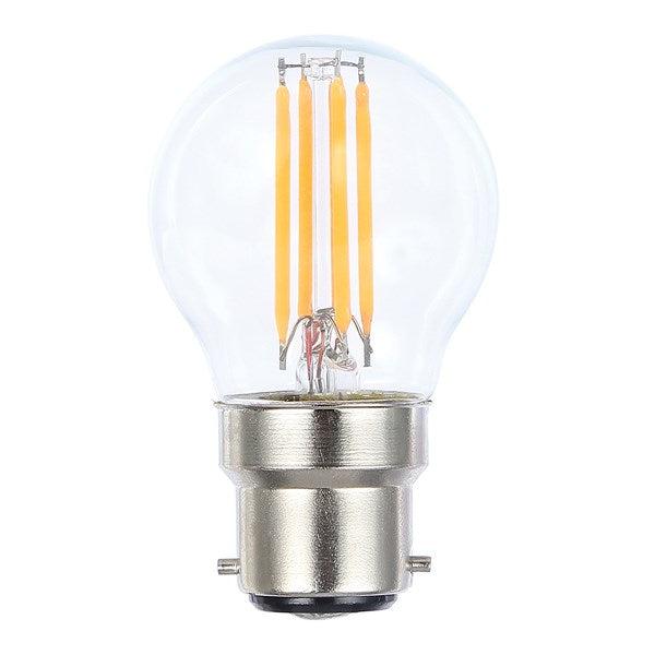 4w LED E27, B22 Fancy Round Globe Warm White 2700k Online now