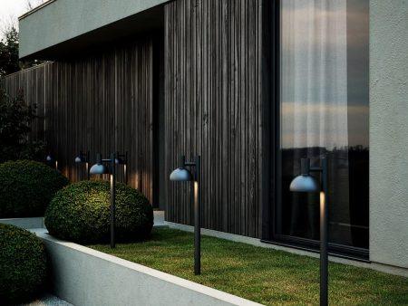 Arki 100 Garden Bollard Light in Black or Galvanized Discount