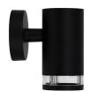 Tove Outdoor Wall Light in Black Fashion